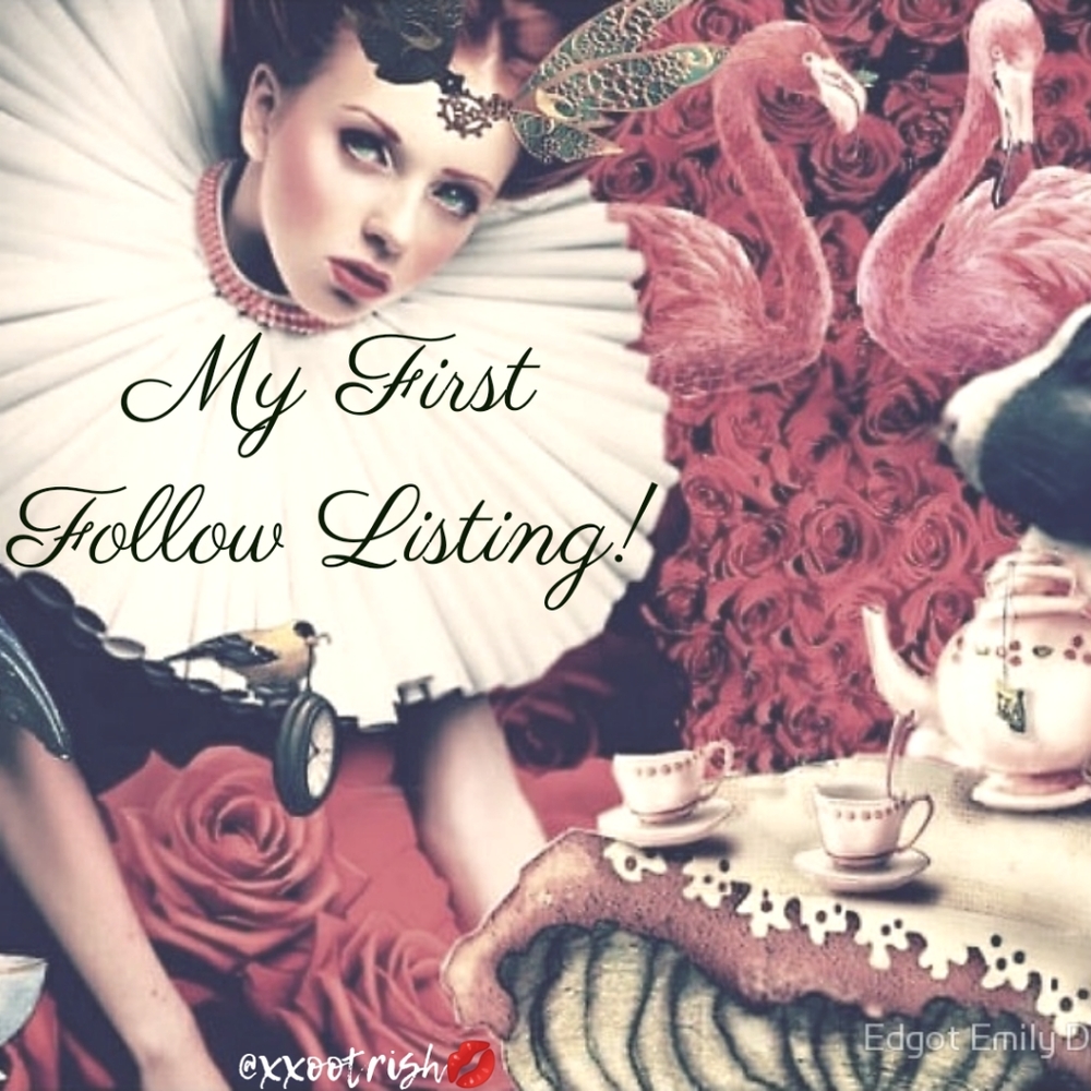{Let's Grow Together} My 1st Follow Listing!